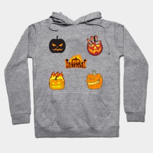 Scary Pumpkins Stickers pack Hoodie